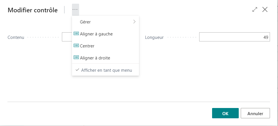 Gérer l'alignement du texte