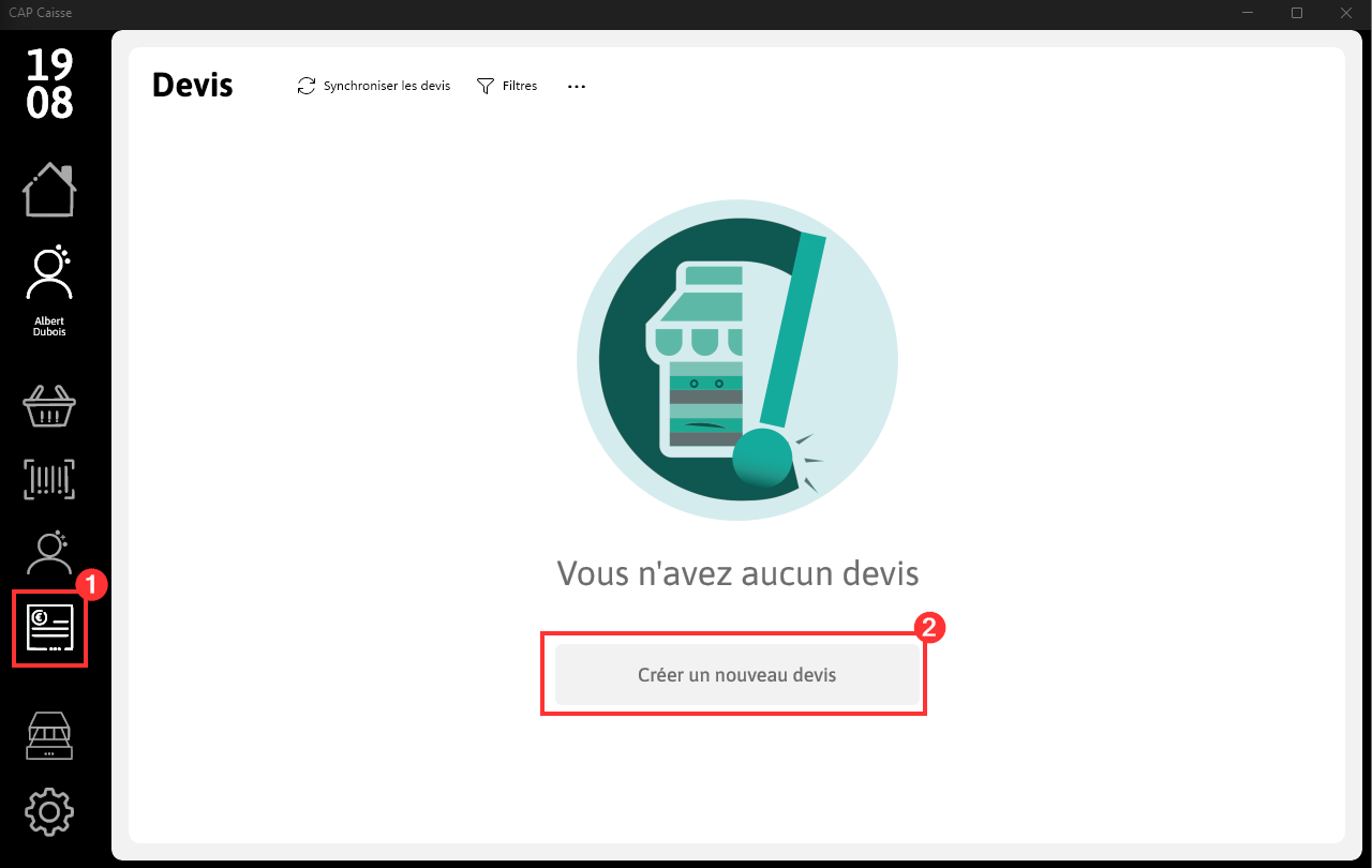 Créer un nouveau devis
