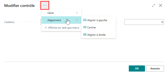 Gérer l'alignement du texte