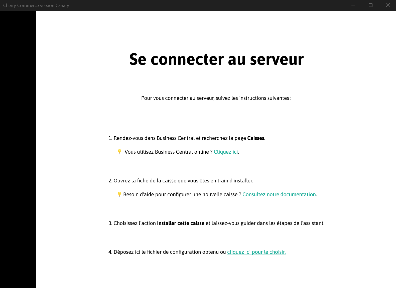 Application cliente