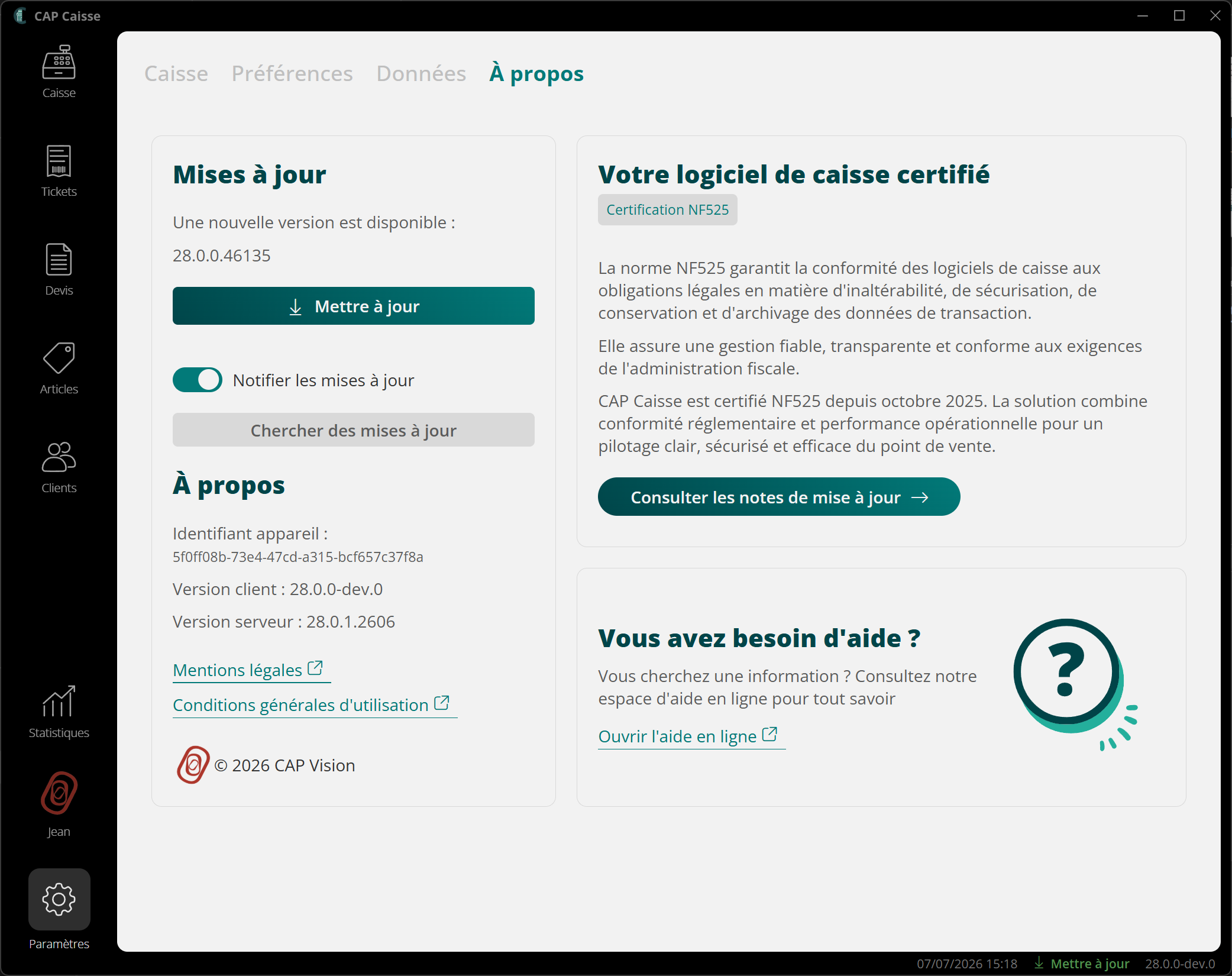 Page à propos