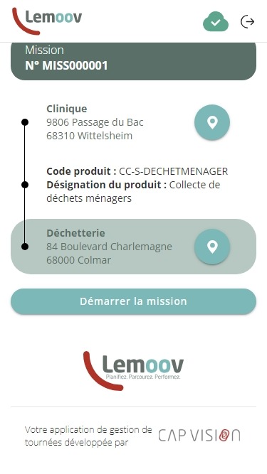 Démarrer une mission