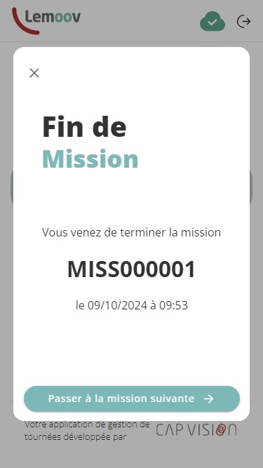 Fin de mission