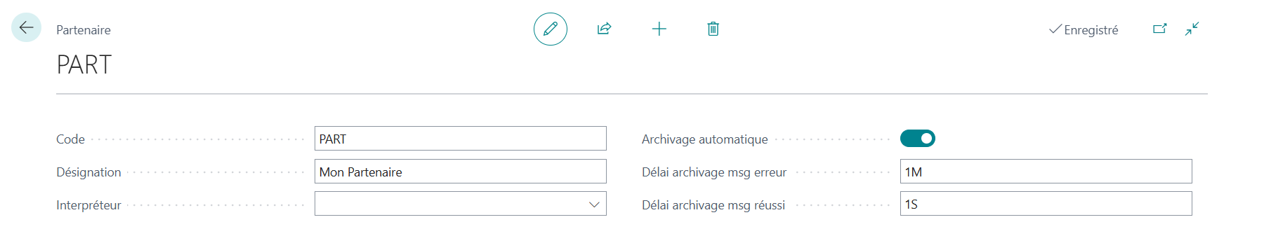 Fiche partenaire