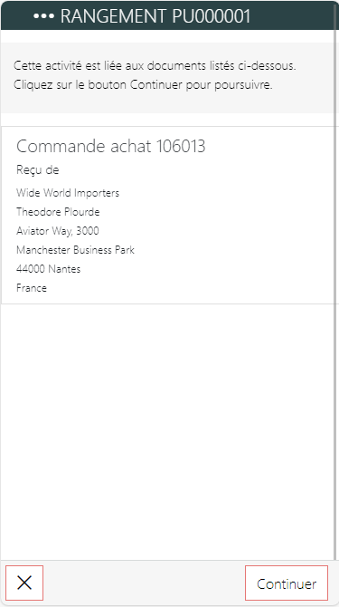 Résumé du rangements