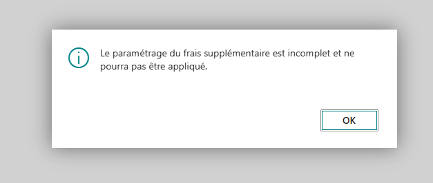 Message d'avertissement