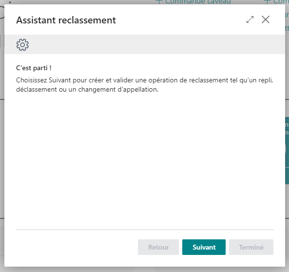 Assistant de repli