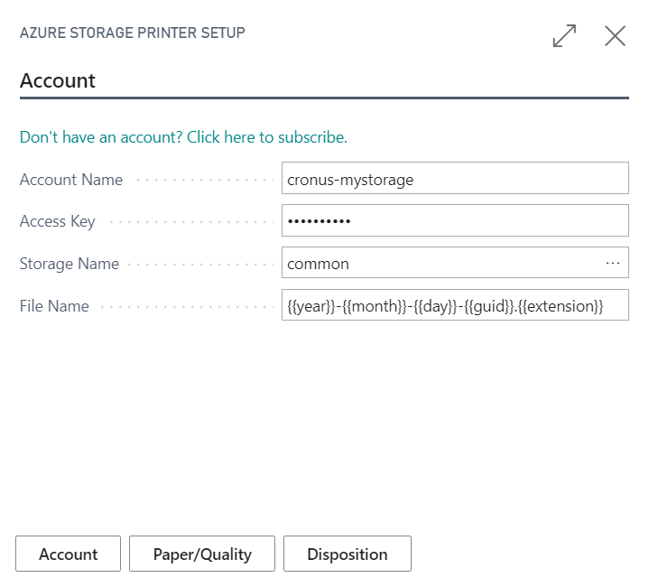 Configurer l'imprimante