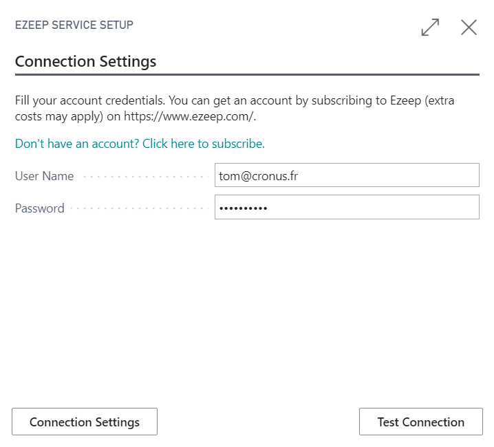 Configurer ezeep