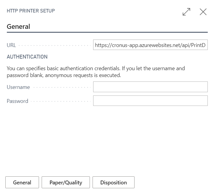 Configurer l'imprimante